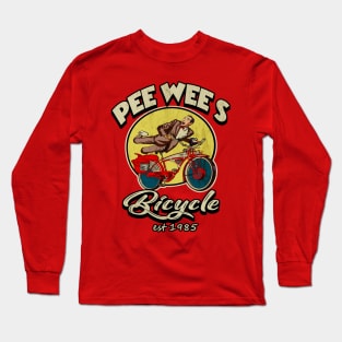 Pee Wee's Bicycle // 1985 Vintage Long Sleeve T-Shirt